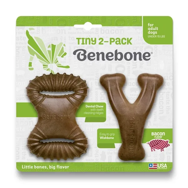 1ea Benebone Tiny 2 Pack - Dog/Cat Supplements